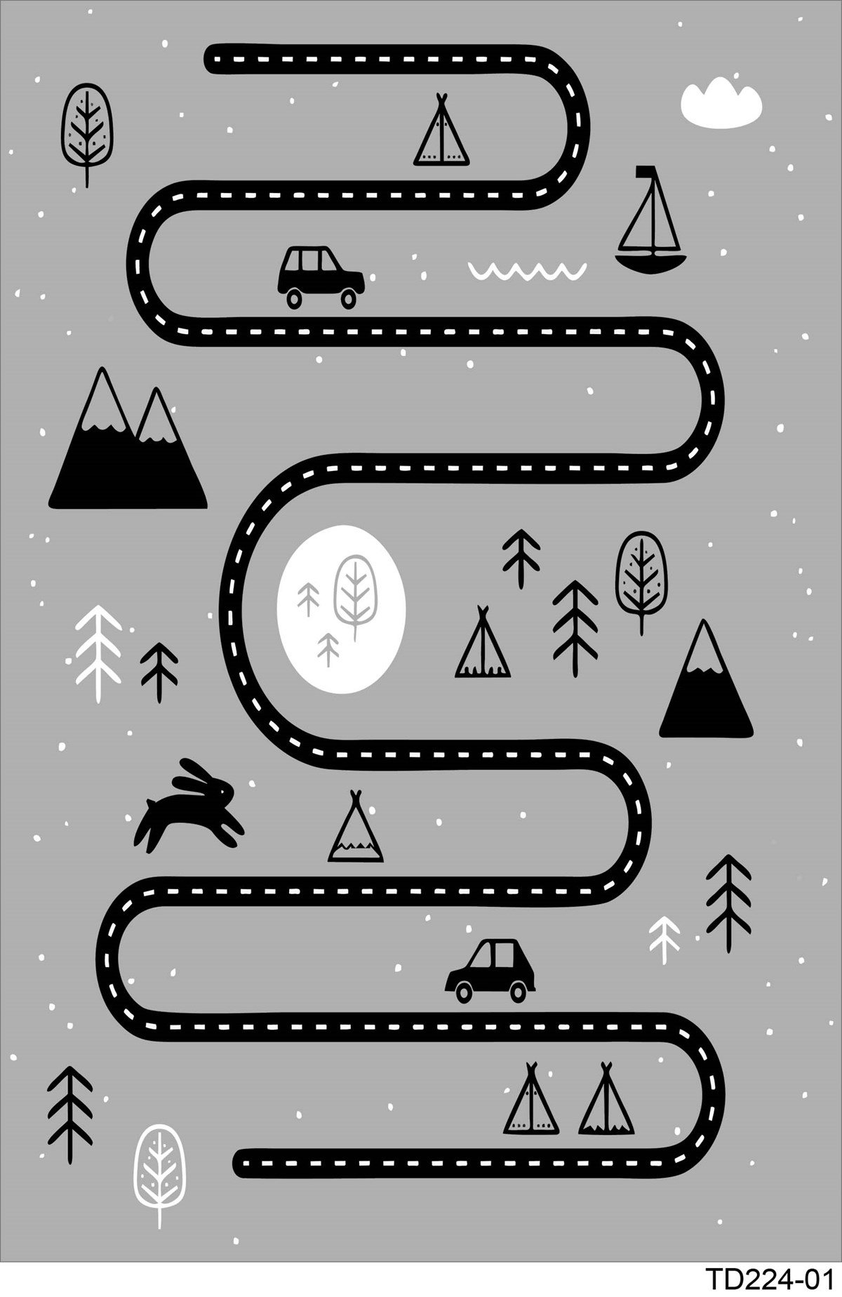 Elena DijiMod Baskı TD224-01