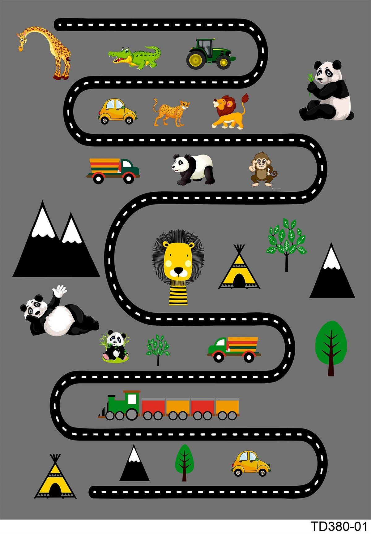 Elena DijiMod Baskı TD380-01