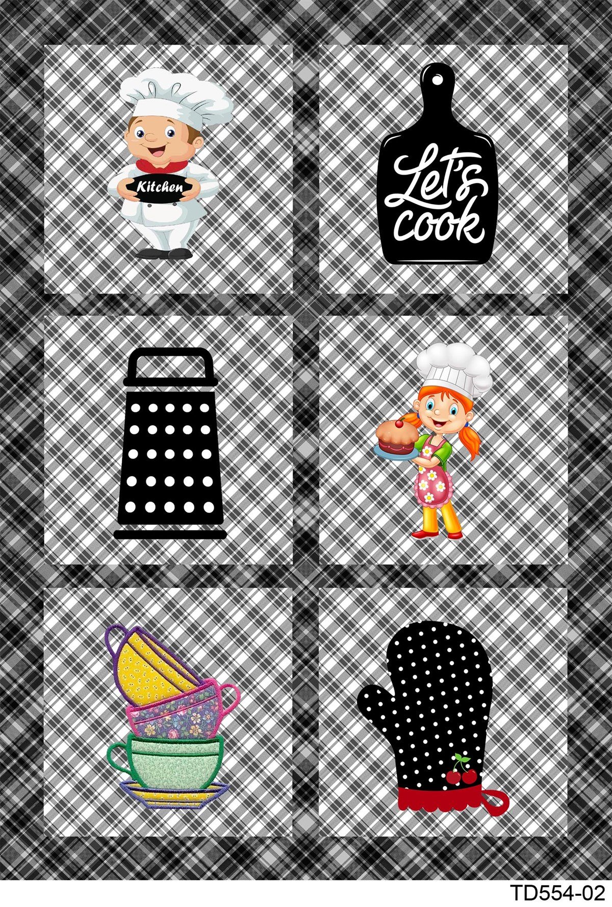 Elena DijiMod Baskı TD554-02