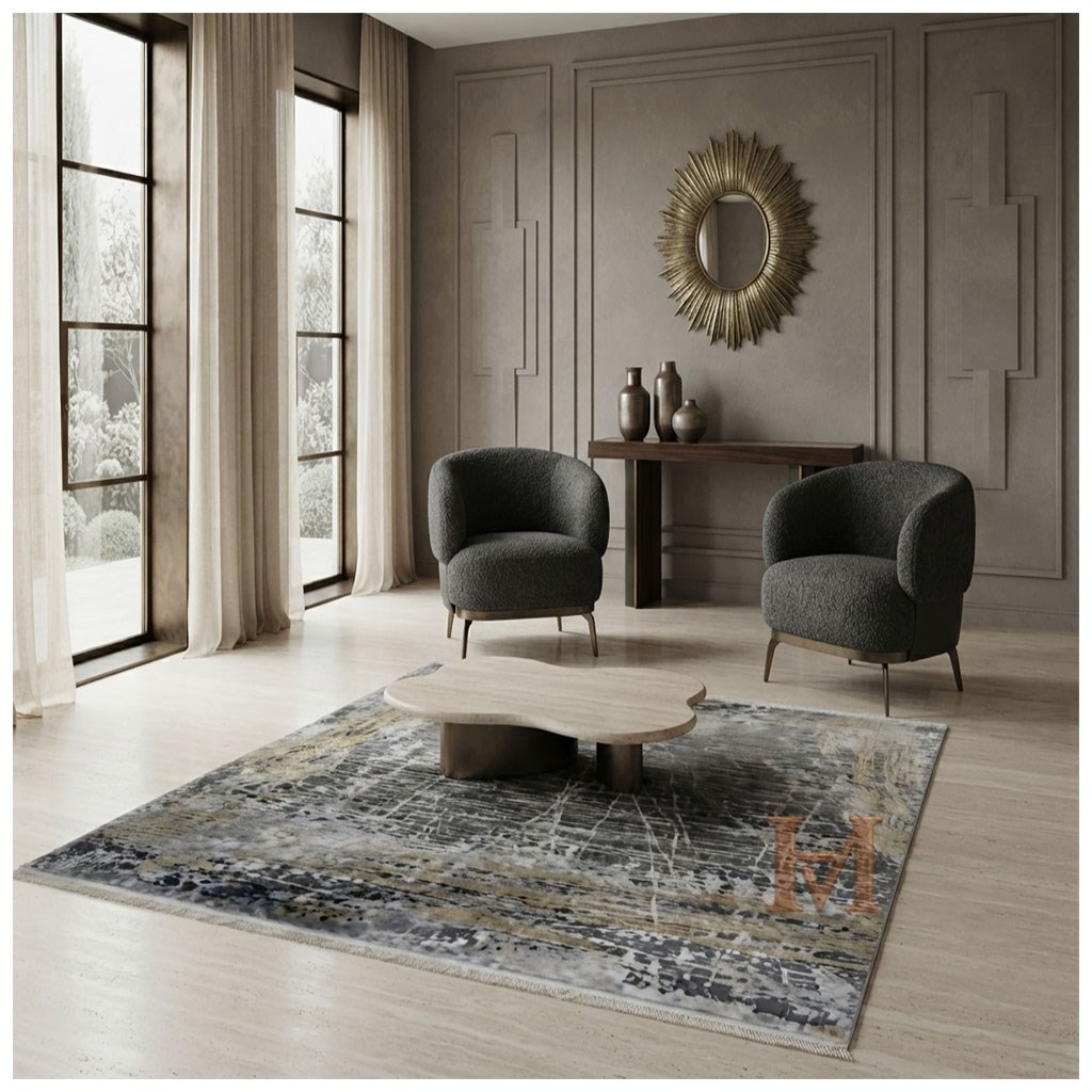 Empera Raymond Plus 6703 Chambery Modern Halı | Akrilik Viskon Pamuk TabanPera LussoPera Lusso tuğra dv04