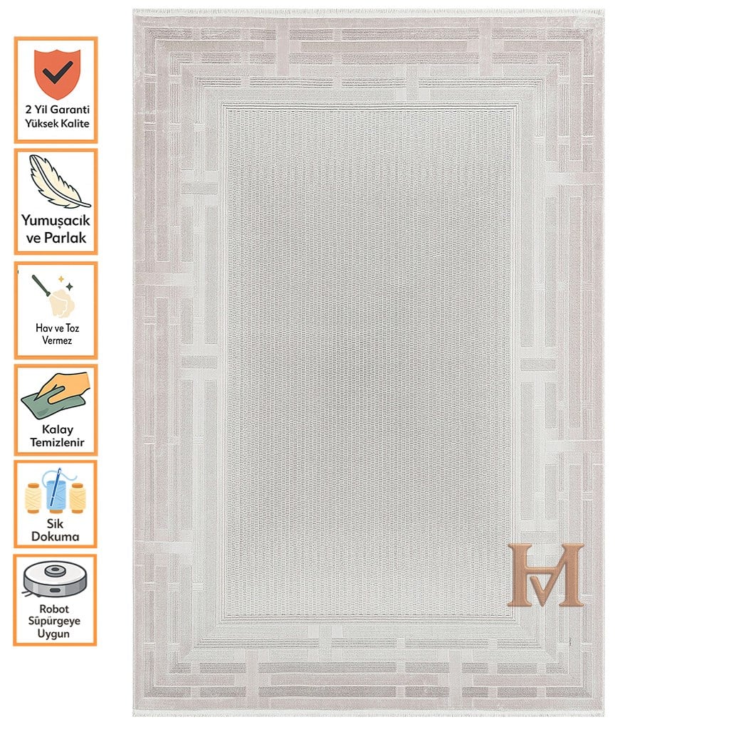 Empera Raymond Plus 6703 Chambery Modern Halı | Akrilik Viskon Pamuk TabanPera LussoPera Lusso Plus 6710