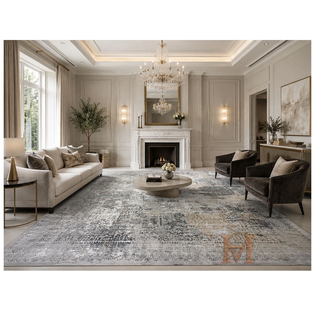 Empera Raymond Plus 6703 Chambery Modern Halı | Akrilik Viskon Pamuk TabanPera LussoPera Lusso Bos BR782 200*290