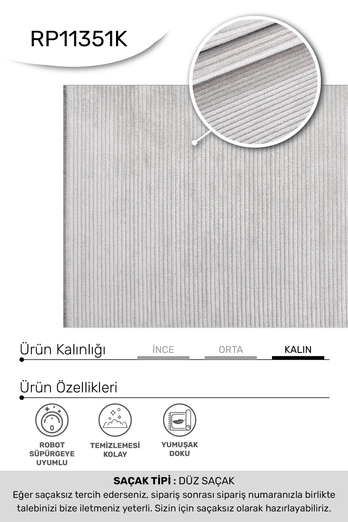 FİLORA-Krem/Vizon- Özel Ölçü-Salon, Oturma Odası ve Koridor Halısı-Robot Süpürgeye Uyumlu-Kolay Temizlenebilir-Uygun Fiyat