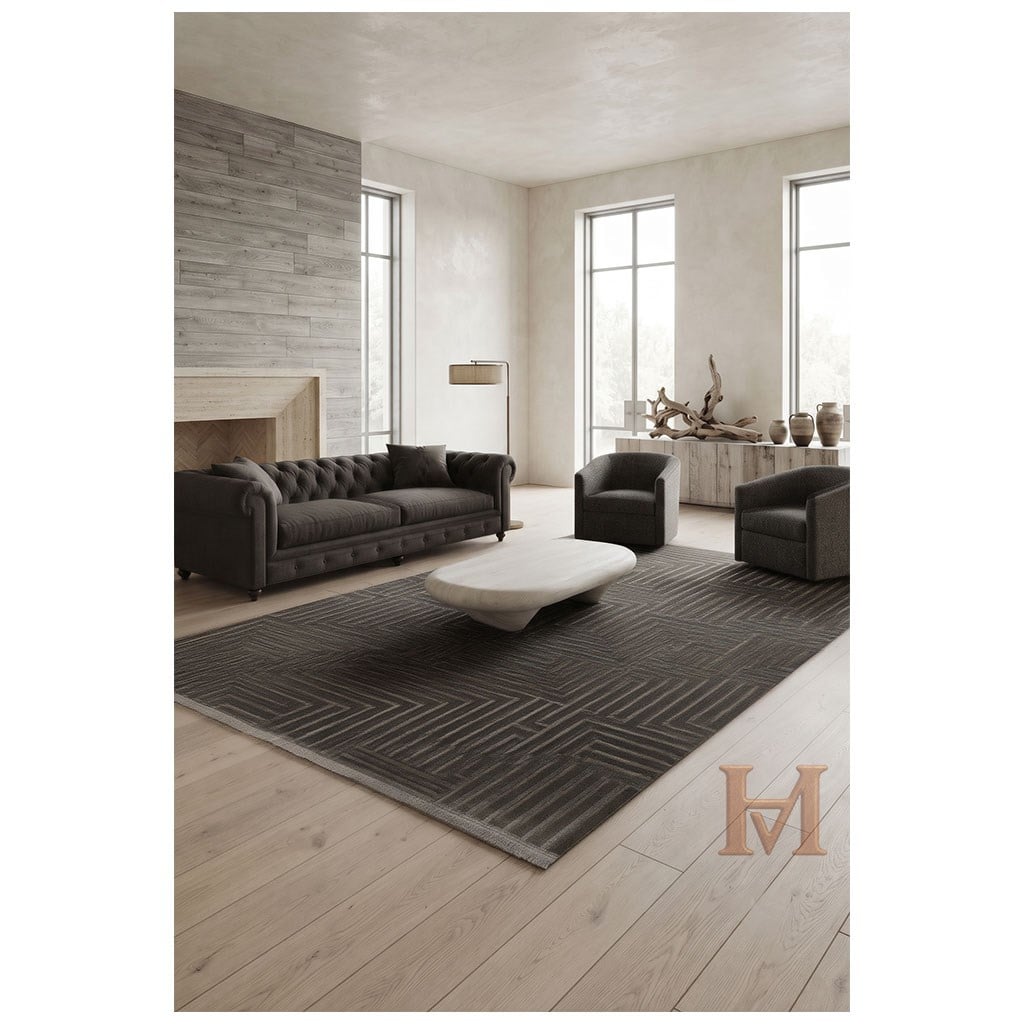 Kashe Always Halı Modelleri ve Fiyatları | Modern Salon HalılarıPera Lussokashe halı always 7093 antrasit