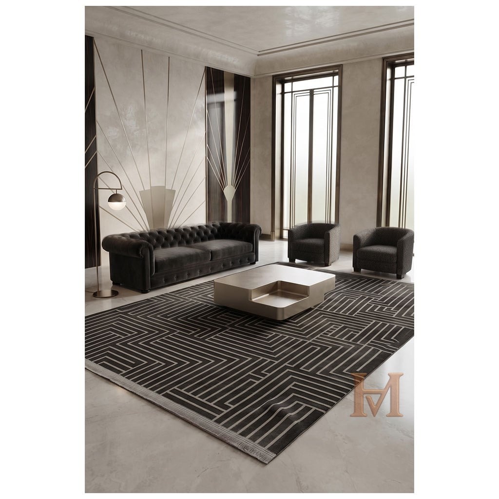 Kashe Always Halı Modelleri ve Fiyatları | Modern Salon HalılarıPera Lussokashe halı always 7093 antrasit