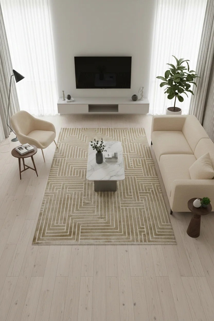 Kashe Always Halı Modelleri ve Fiyatları | Modern Salon HalılarıKashe HalıKashe Halı Always 7094 Vizon