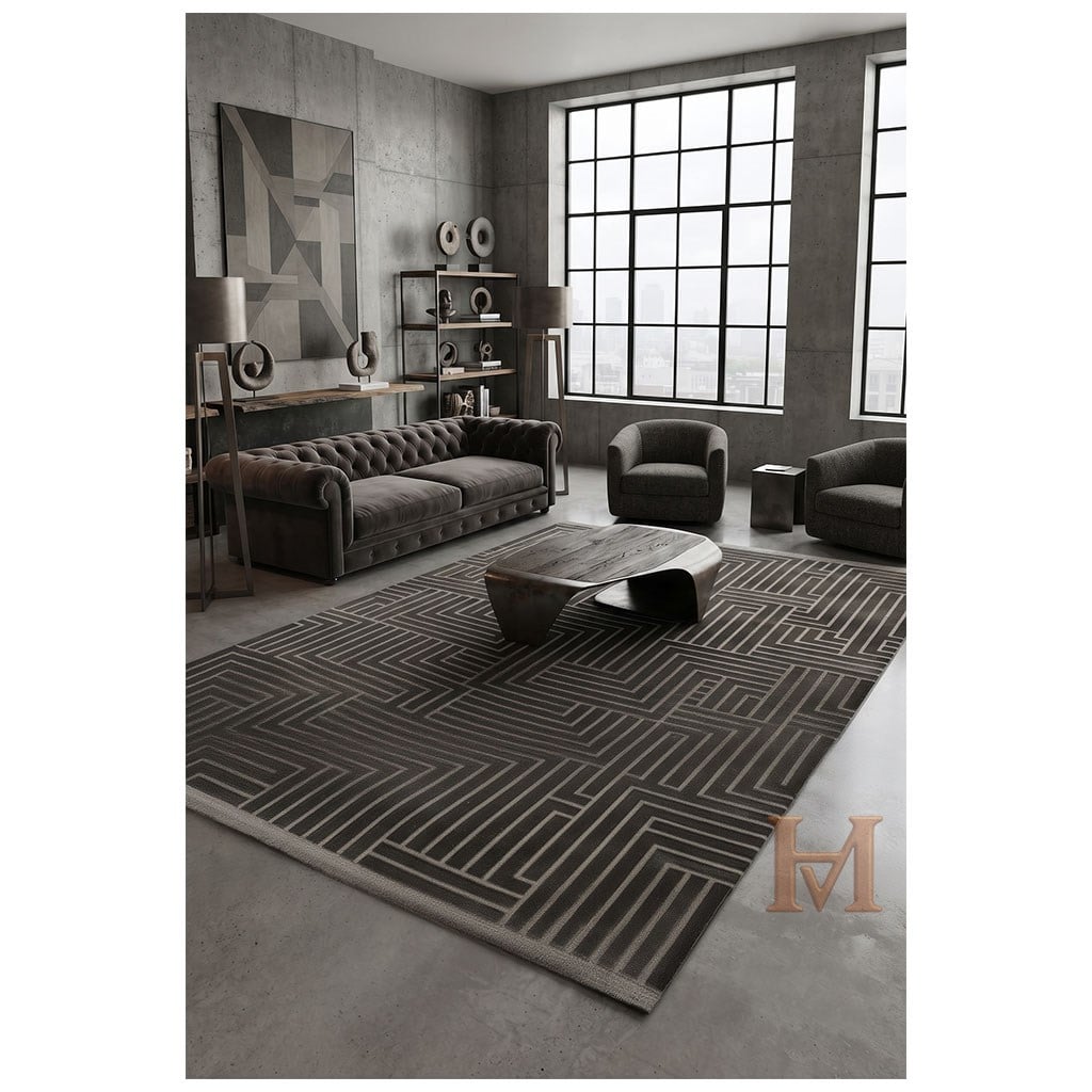 Kashe Always Halı Modelleri ve Fiyatları | Modern Salon HalılarıPera Lussokashe halı always 7093 antrasit