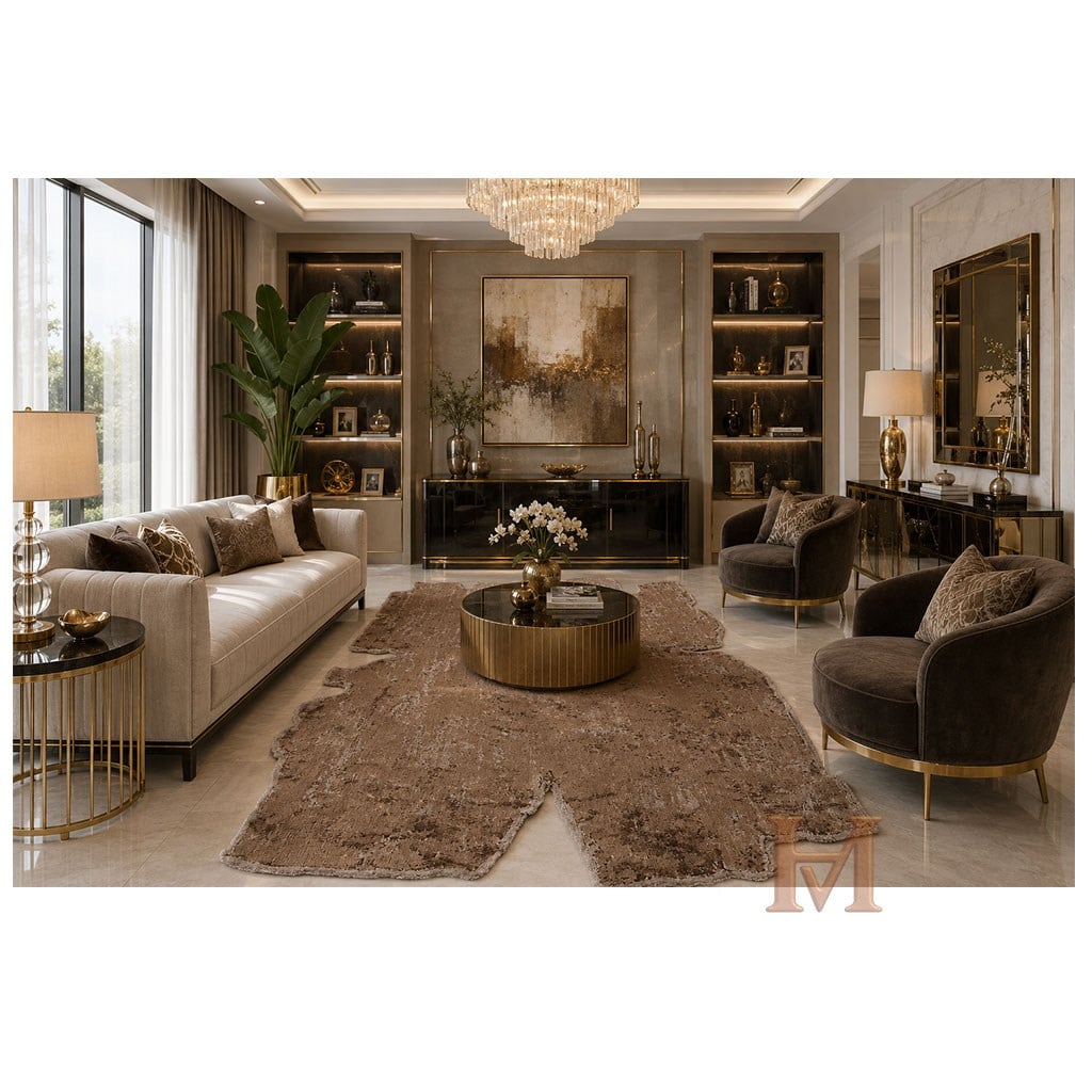 PERA LUSSO | Modern, Yün ve Özel Tasarım Halı ModelleriPera LussoPERA LUSSO ANTİQUE AMORF ANT-14 KAHVE
