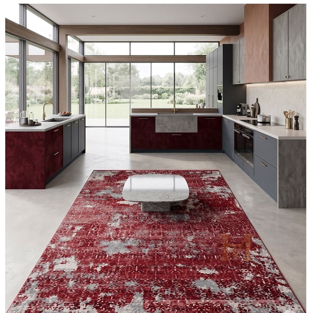 Royal Palette PA04C Halı | Modern Bordo Kırmızı Salon HalısıRoyal HalıROYAL DA PALETTE PA04C 200*290