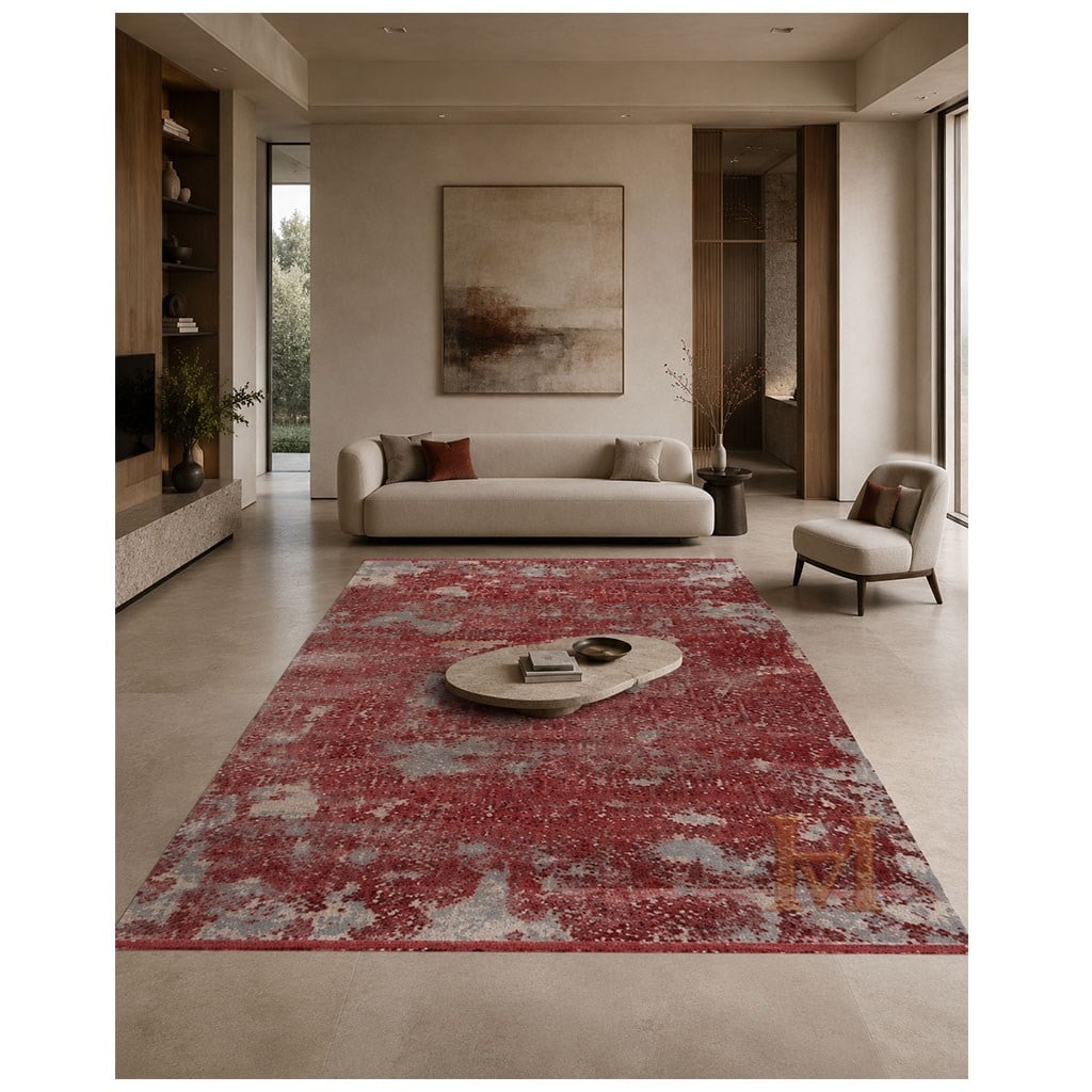 Royal Palette PA04C Halı | Modern Bordo Kırmızı Salon HalısıRoyal HalıROYAL DA PALETTE PA04C 200*290