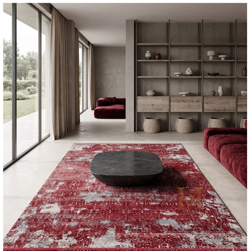Royal Palette PA04C Halı | Modern Bordo Kırmızı Salon HalısıRoyal HalıROYAL DA PALETTE PA04C 200*290