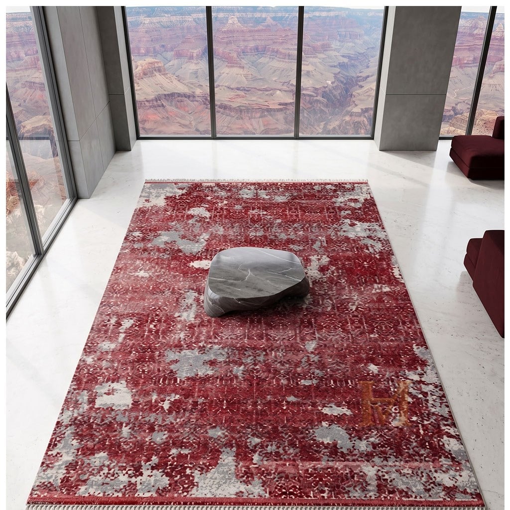 Royal Palette PA04C Halı | Modern Bordo Kırmızı Salon HalısıRoyal HalıROYAL DA PALETTE PA04C 200*290