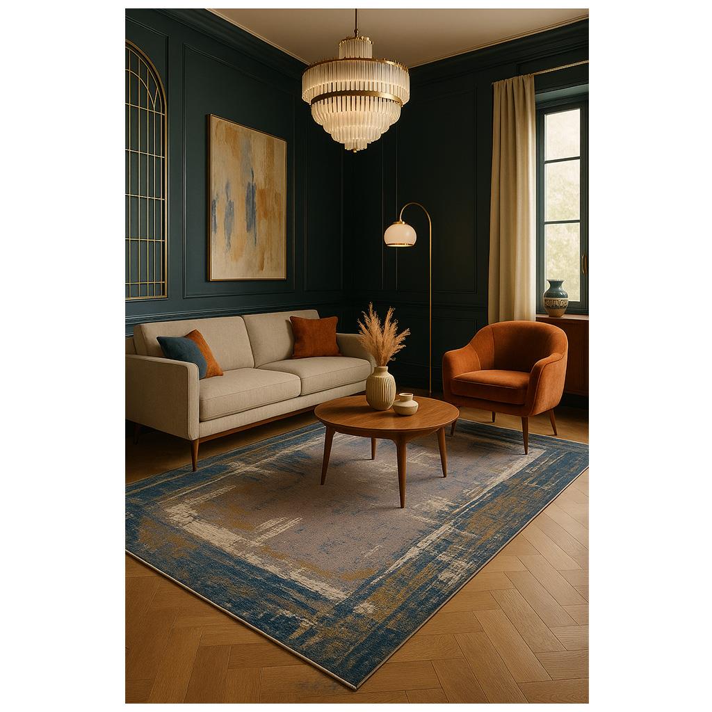 WOOLKNOT HALI CRAFT MT176 KREM MAVİWoolknotWOOLKNOT HALI CRAFT MT176 KREM MAVİ