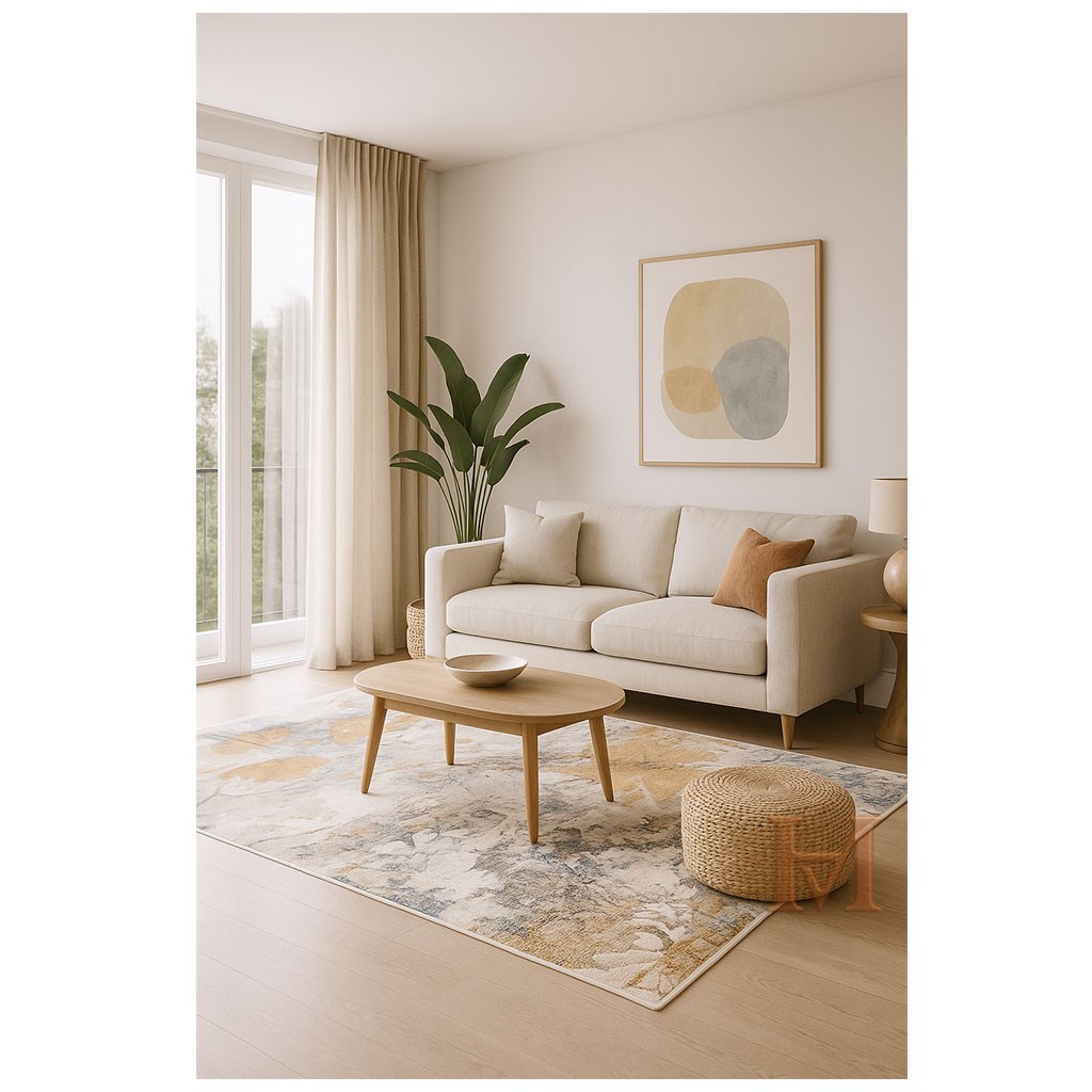 Woolknot Halı Ruby SerisiWoolknotWOOLKNOT RUBY RB001 KREM MAVİ