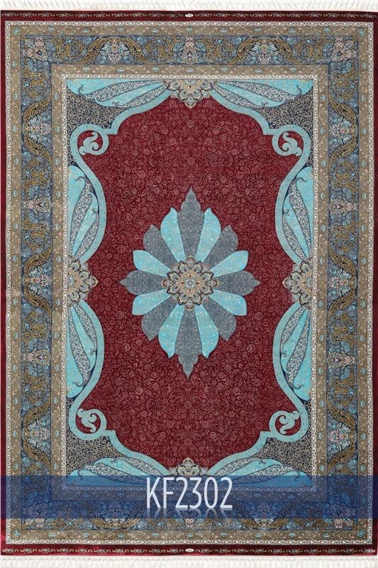 WoolknotWOOLKNOT HALI KAFTAN KF2302 BORDO_LACİVERT