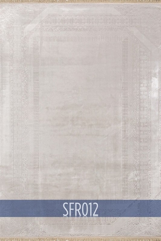 WoolknotWOOLKNOT HALI SAFİR SFR12 C_A_GRİ/KREM