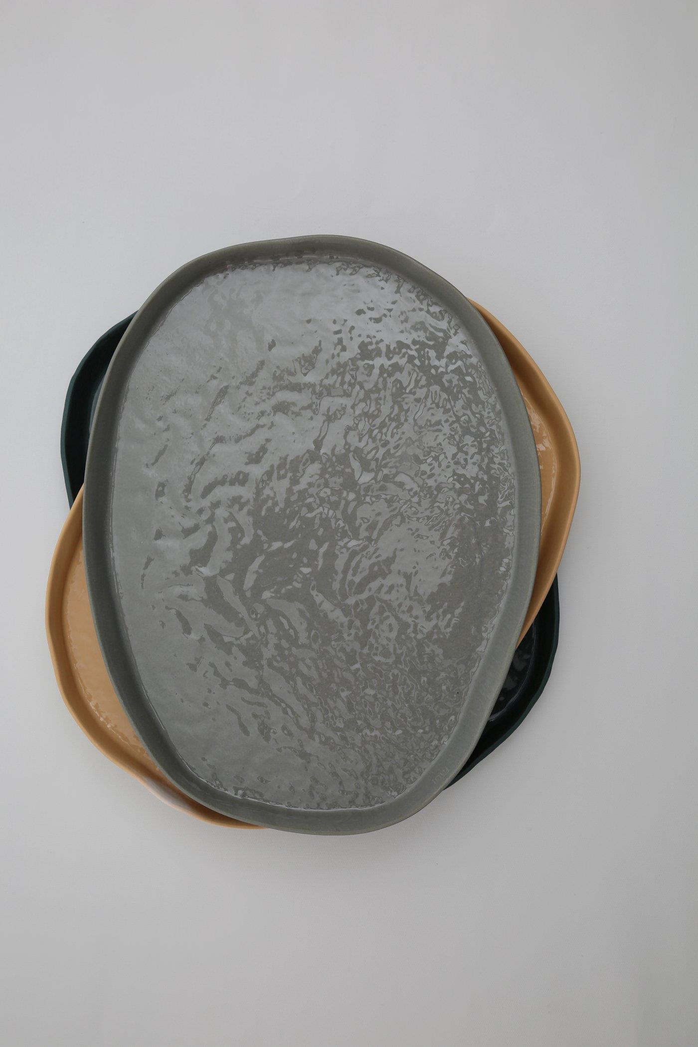 Dantel Oval Tepsi