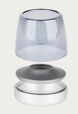 Glow 10 Frosted Silver