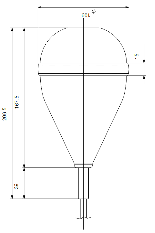 Grundfos Armut Tip Atık Su Seviye flatörü FS1, 10m cable