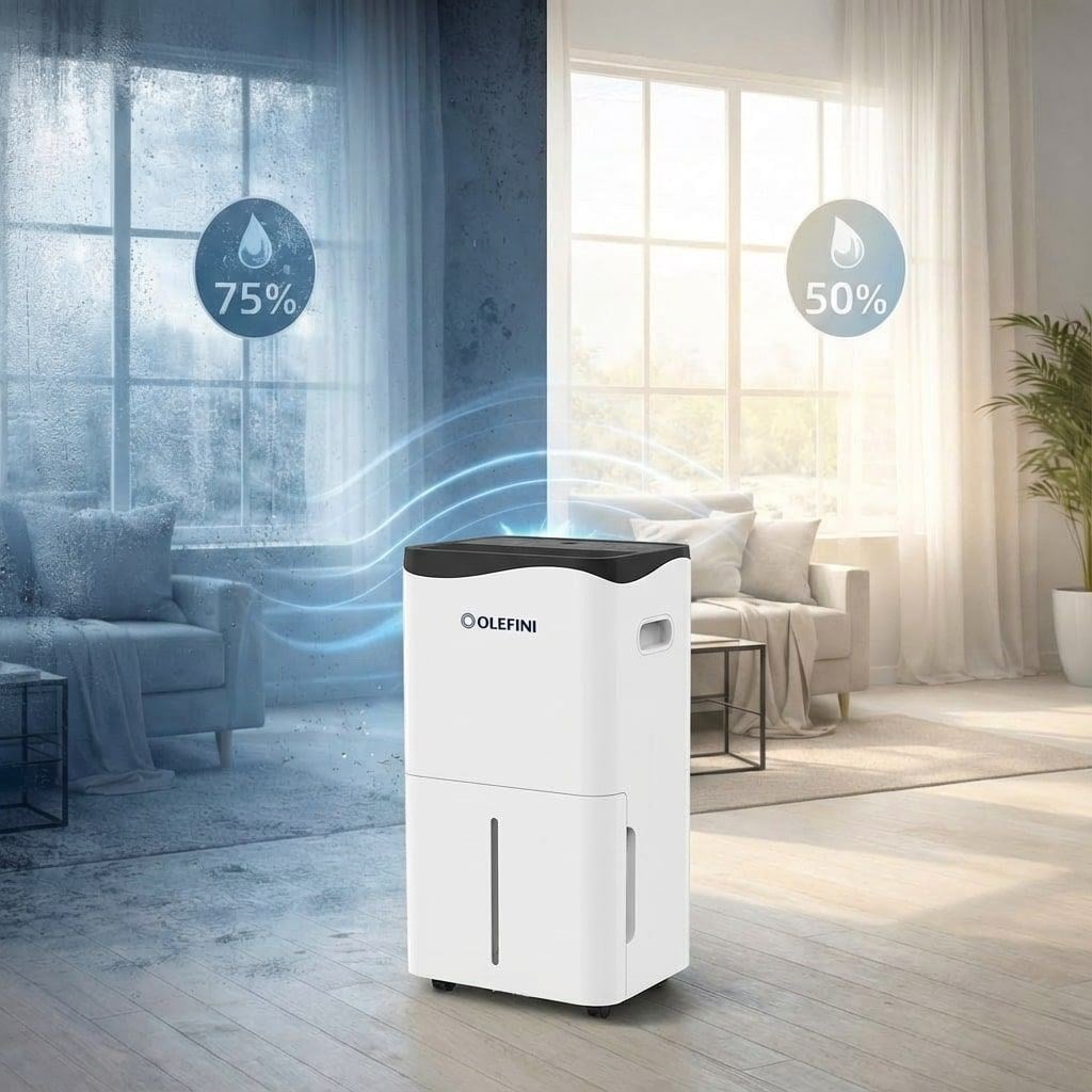Olefini OL40-BD052A (Wifi) 40lt. Domestik Tip (Ev/Ofis Tipi) Nem Alma Cihazı