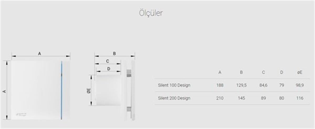 Silent Design Serisi SILENT-200 CZ SILVER DESIGN - 3C