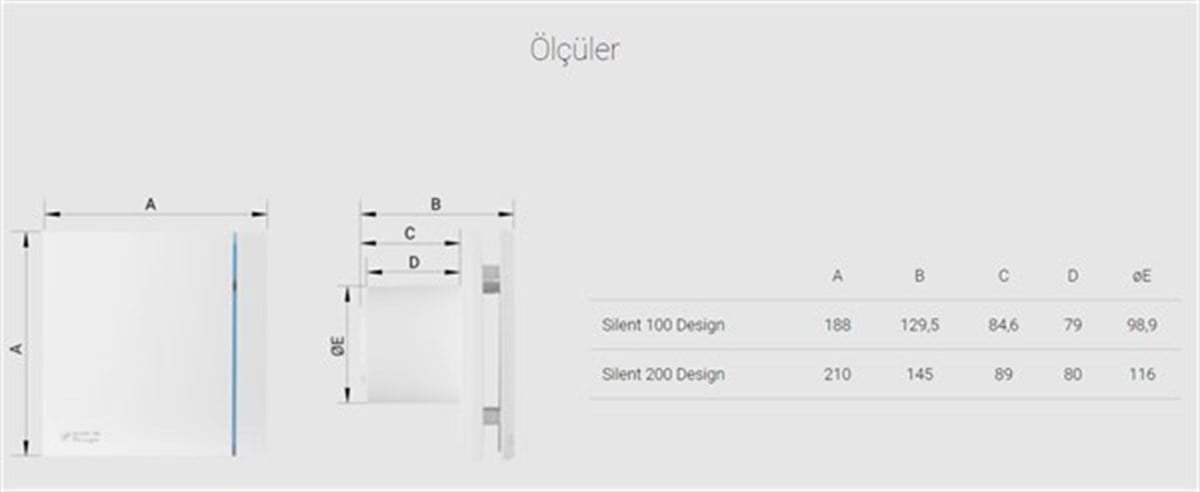 Silent Design Serisi SILENT-200 CZ SILVER DESIGN - 3C