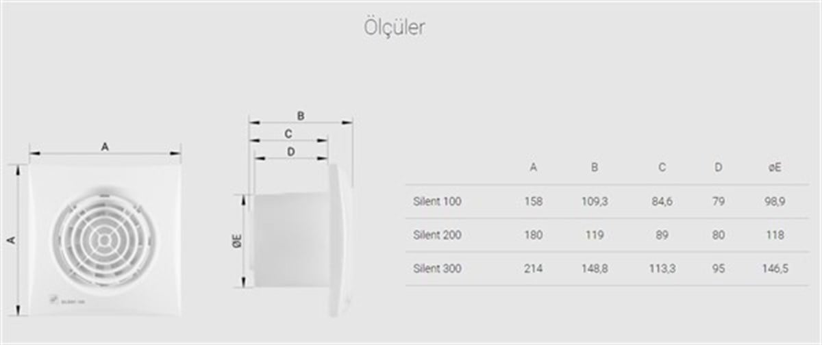 Silent Serisi SILENT-100 CZ SILVER