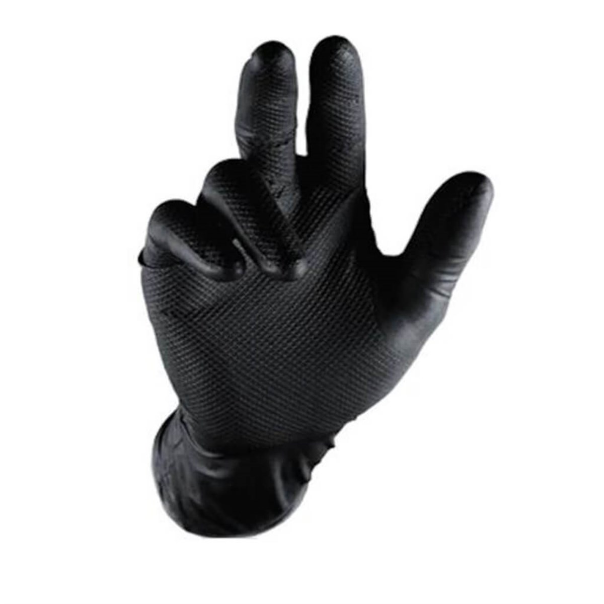 Masterforce Nitril Eldiven Sağımcı Eldiveni Siyah 50 li