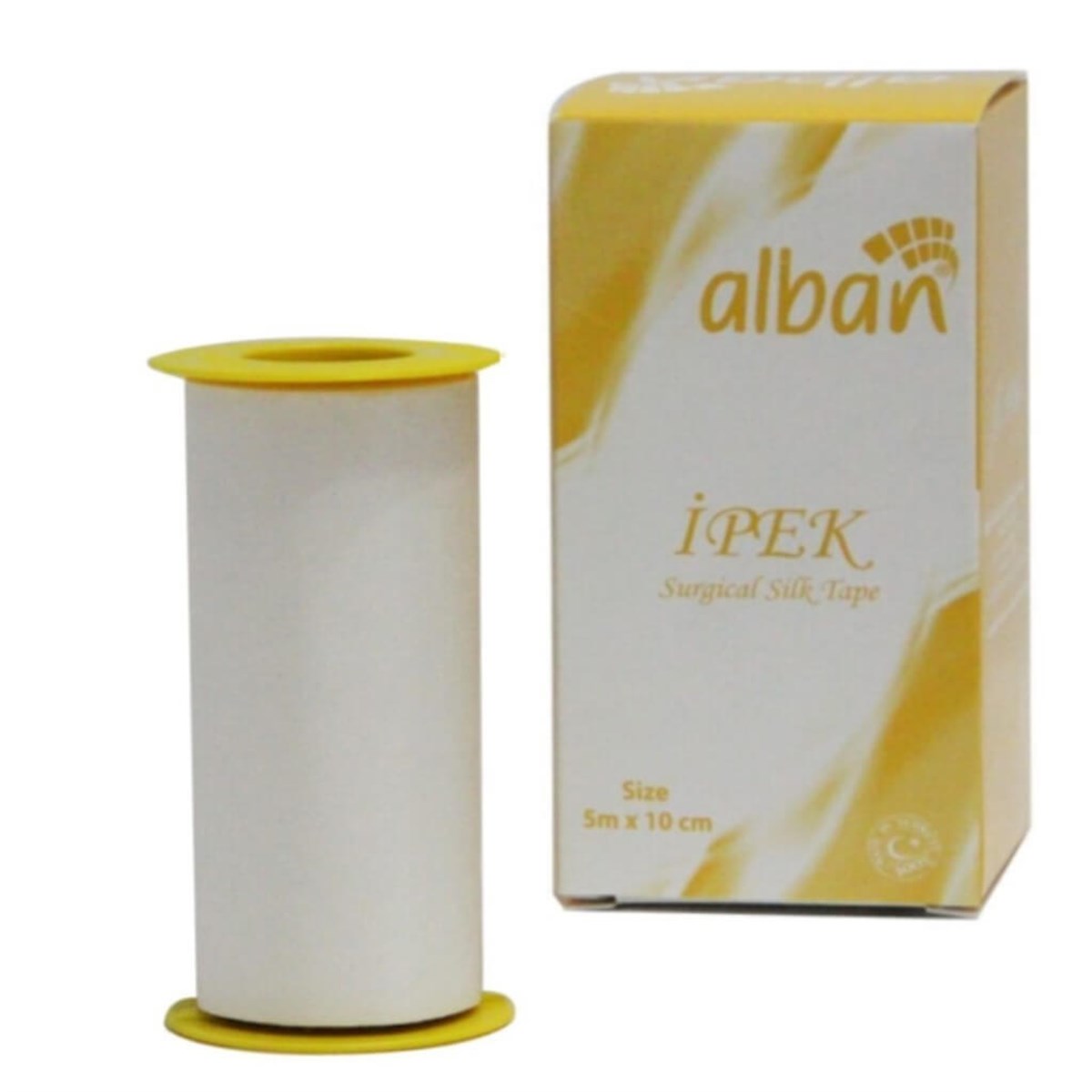Tıbbi İpek Flaster Bant 10 cm x 10 Mt