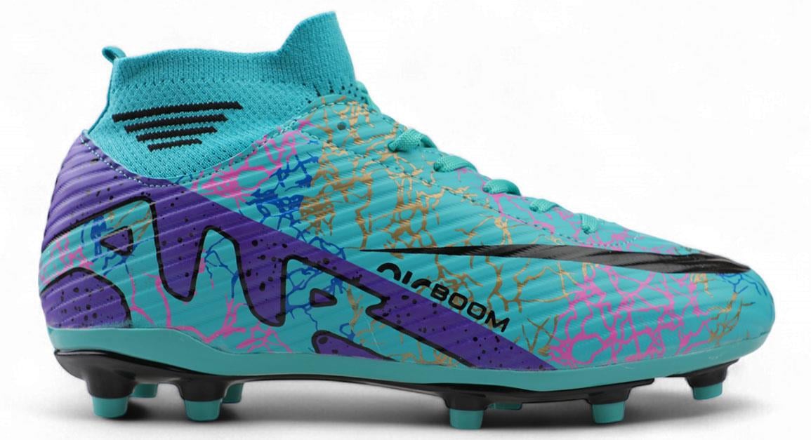 LALİGA 565 MERDANE KRAMPON TURKUAZ MOR DESENLİ