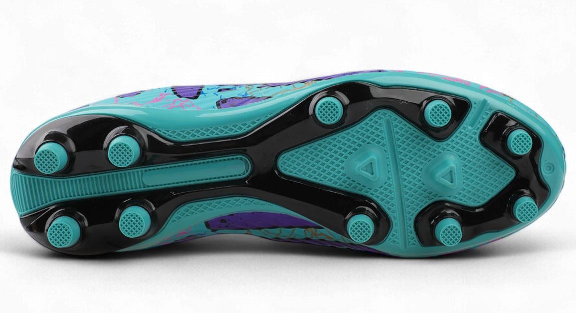 LALİGA 565 MERDANE KRAMPON TURKUAZ MOR DESENLİ