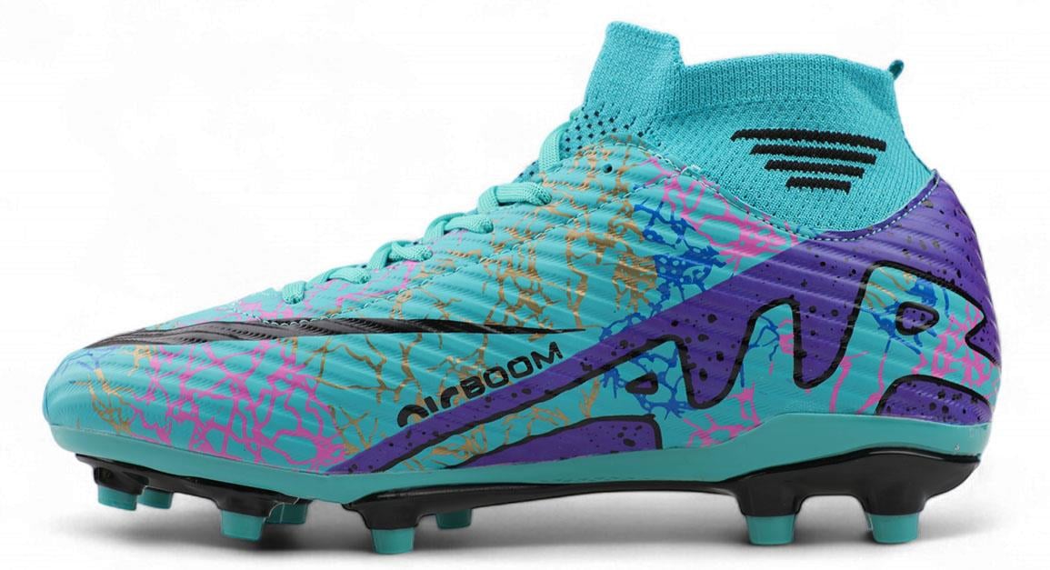 LALİGA 565 MERDANE KRAMPON TURKUAZ MOR DESENLİ