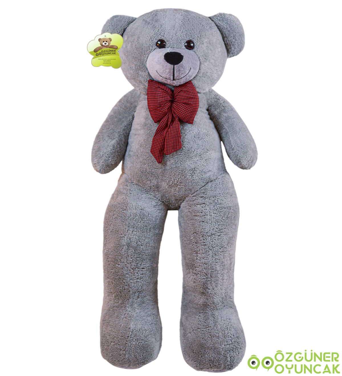 130 Cm Papyonlu Pelüş Ayıcık