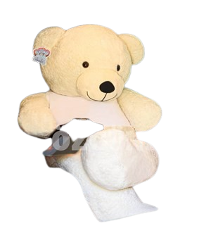 180 cm Kişiye Özel Tişörtlü Tatlım Peluş Ayıcık (%100 Yerli)