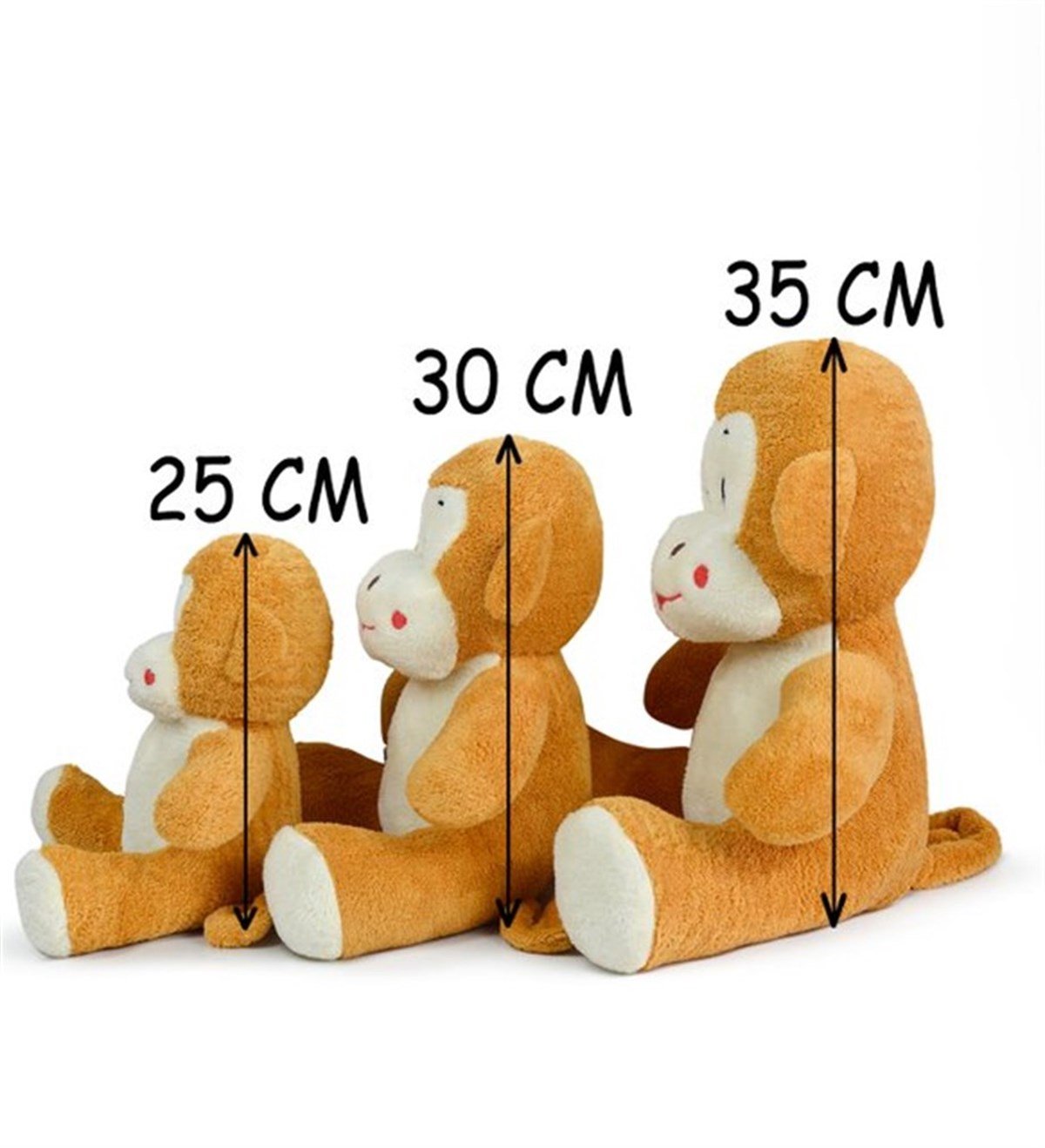 3'lü Sevimli Maymun Ailesi