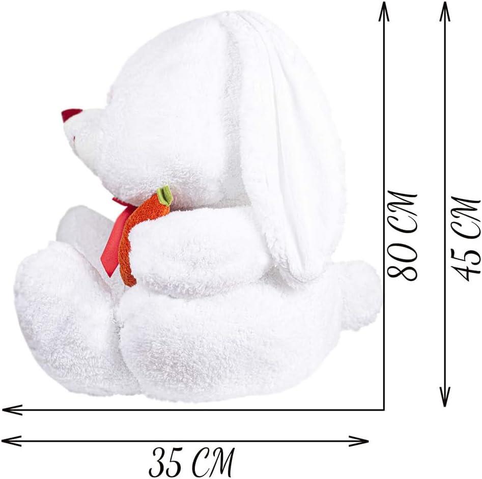 50 cm Elinde Havuç Tutan Tavşan