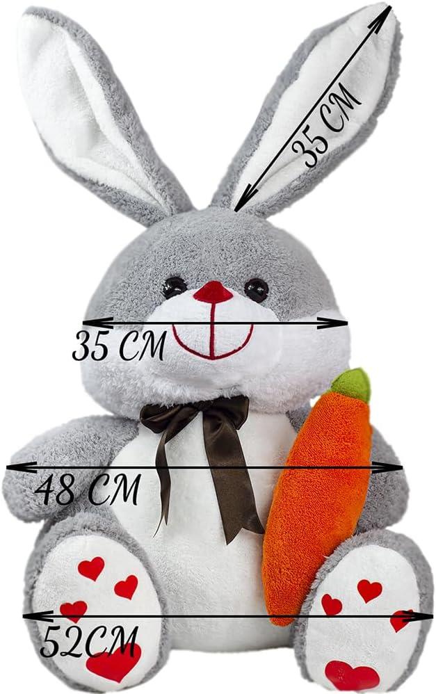 50 cm Elinde Havuç Tutan Tavşan