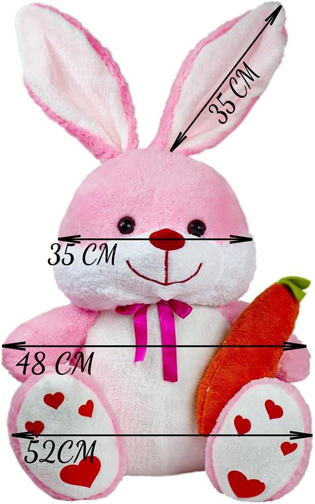 50 cm Elinde Havuç Tutan Tavşan