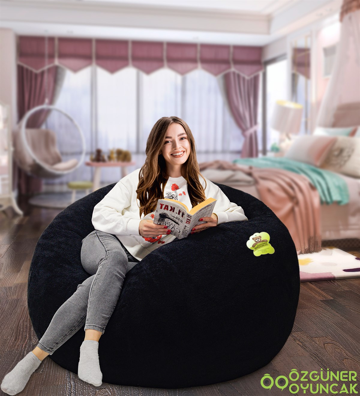 Pelüş Puf/ Pelüş Armut