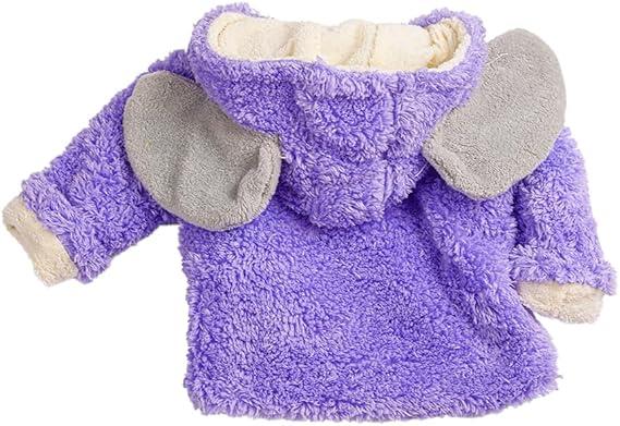 Sevimli Figürlü Peluş Bebek Ceketleri