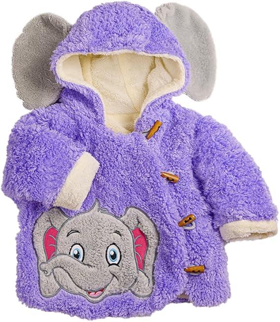 Sevimli Figürlü Peluş Bebek Ceketleri