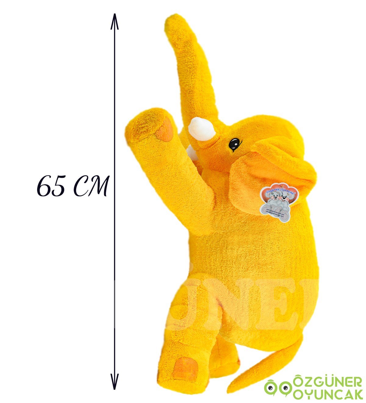 Uyku Arkadaşı Gri Fil 65 cm