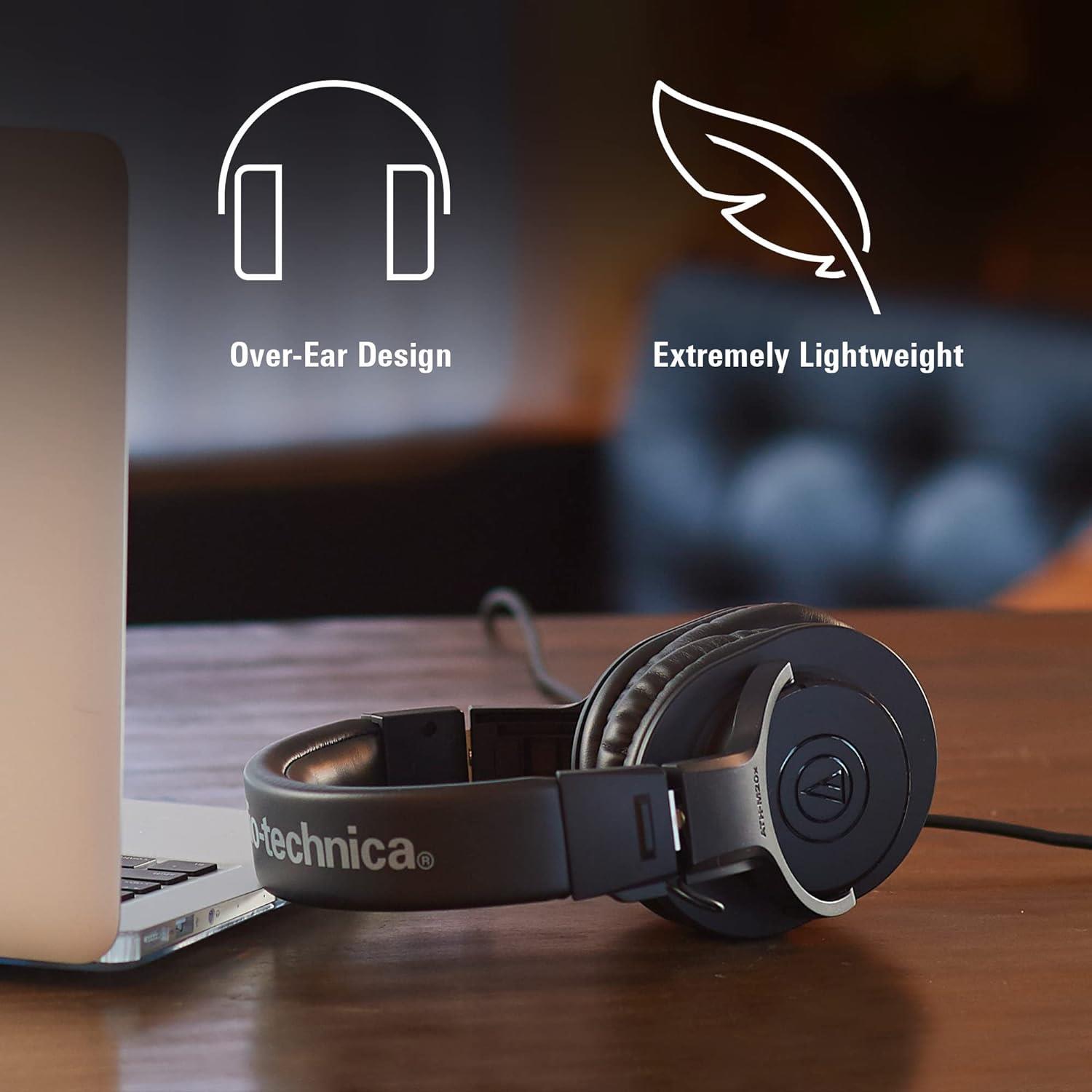 Audio Technica ATH-M20X Profesyonel Referans Stüdyo Kulaklığı