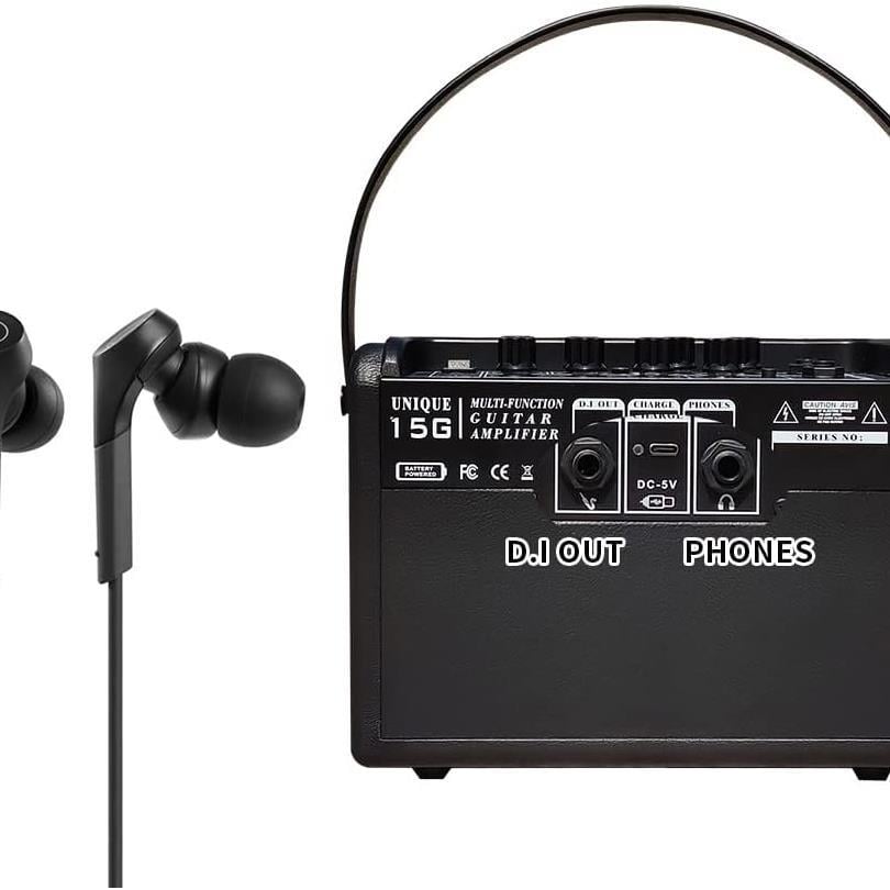 Coolmusic Unique-15G 15W Şarjlı Gitar Amfisi