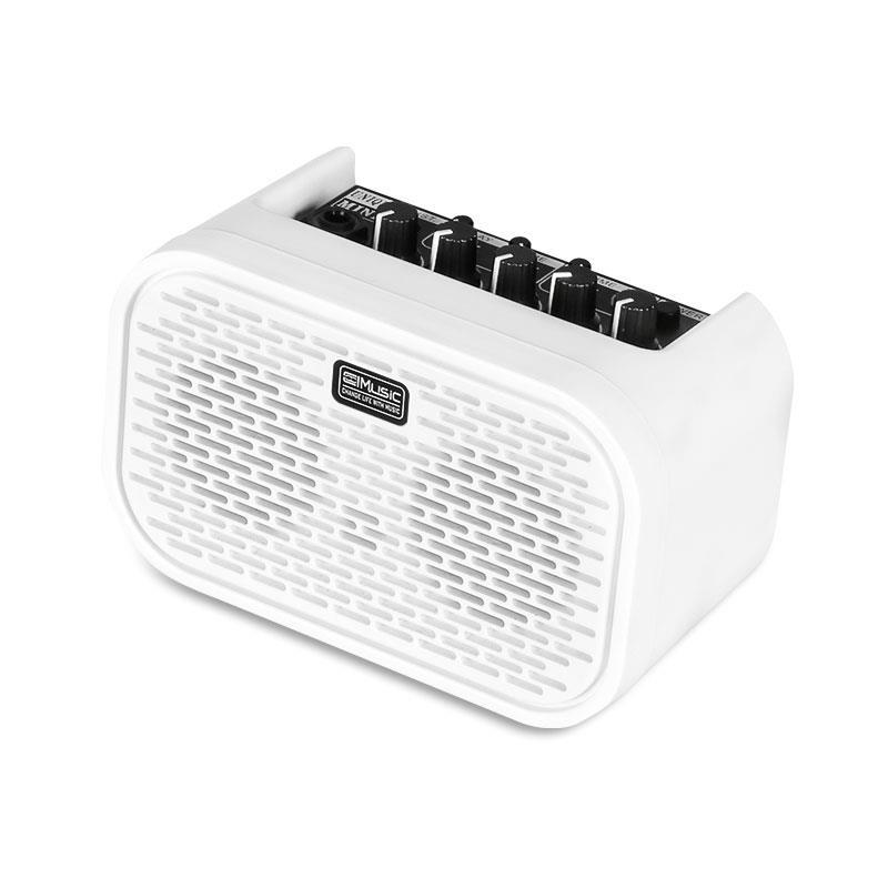 Coolmusic Unique Mini Beyaz Şarjlı Bluetooth Gitar Amfisi