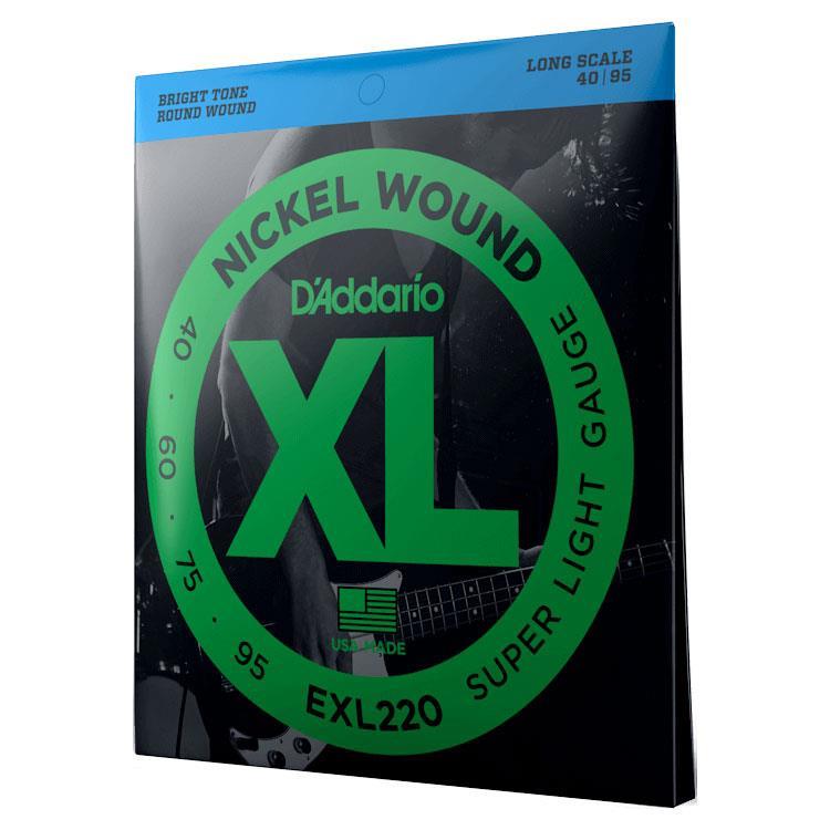 D'addario EXL220 Long Scale Bas Gitar Teli (40-95)