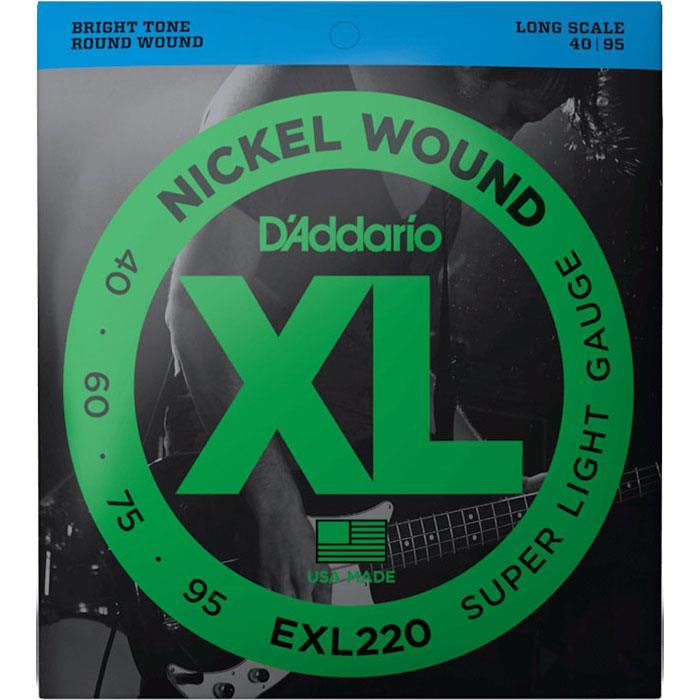 D'addario EXL220 Long Scale Bas Gitar Teli (40-95)