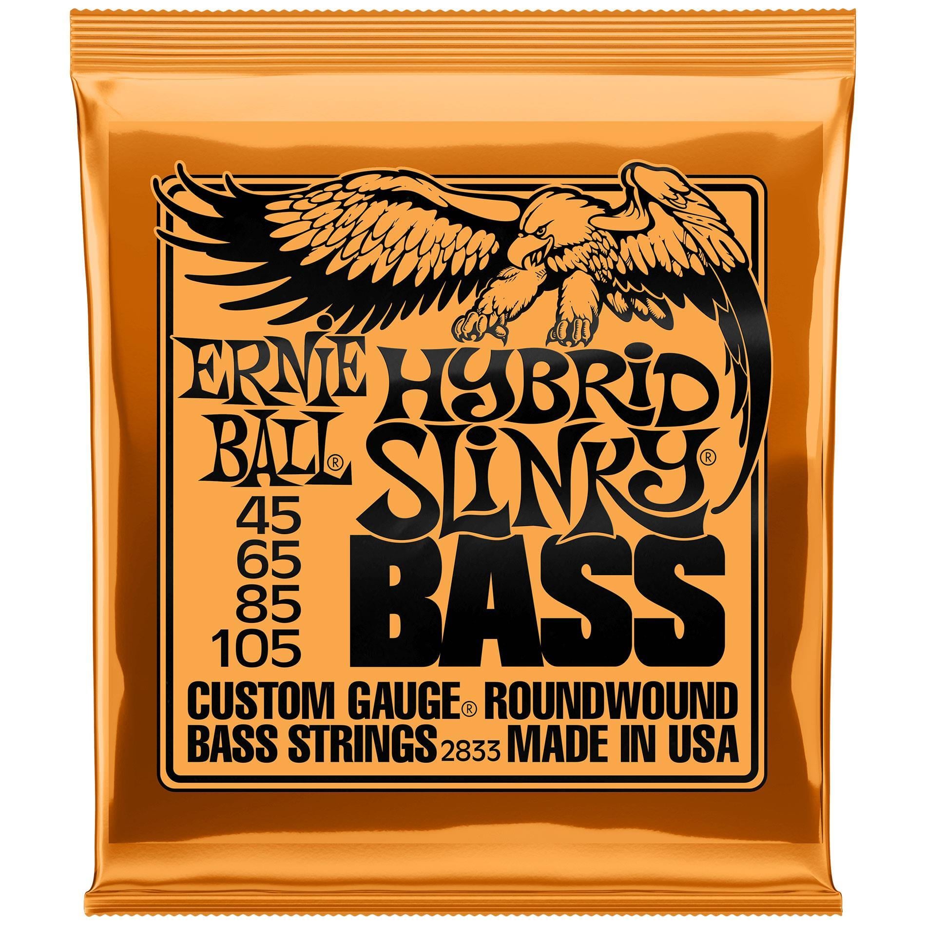 Ernie Ball P02833 Hybrid Slinky Nickel 4 Telli Bas Gitar Teli (40-105)
