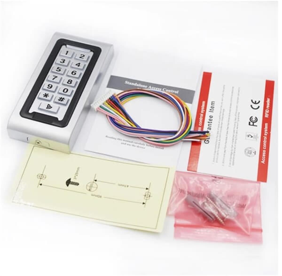 RFID Kapı Şifrematik | Paslanmaz Gövde Yapısı | Sonexson RFID Kapı Şifrematik + 10 Adet Proximity Kart 