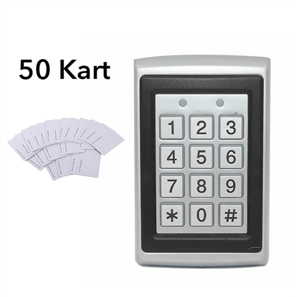 RFID Metal Şifreli Kapı Otomatiği | Uzun Süreli Garanti | Sonexson RFID Metal Şifreli Kapı Otomatiği + 50 Adet Proximity Kart